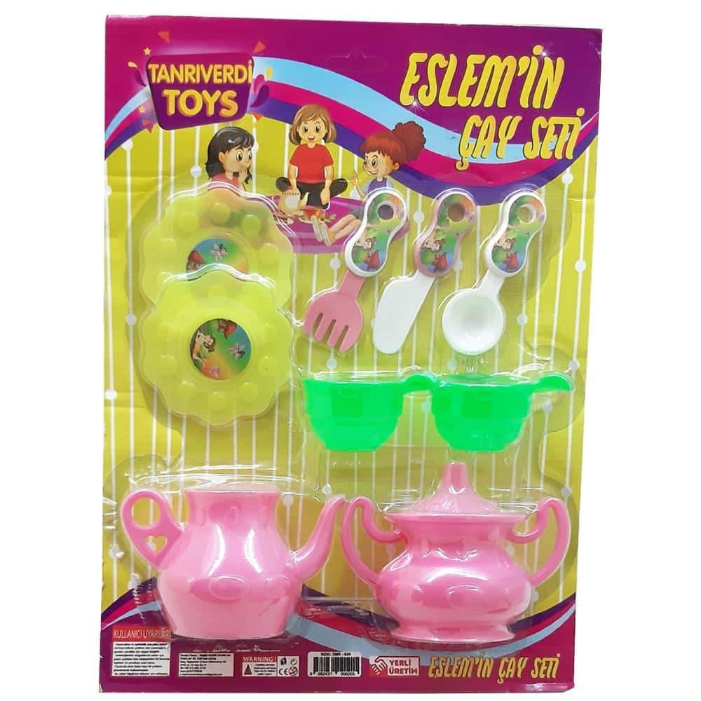 Asya Oyuncak Küçük Kartela Çay Seti SMK020-96