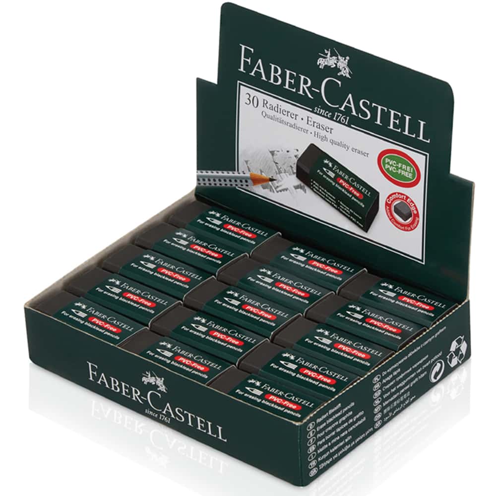 Faber-Castell Öğrenci Silgisi 30 LU Siyah (7089-30) 18 89 50