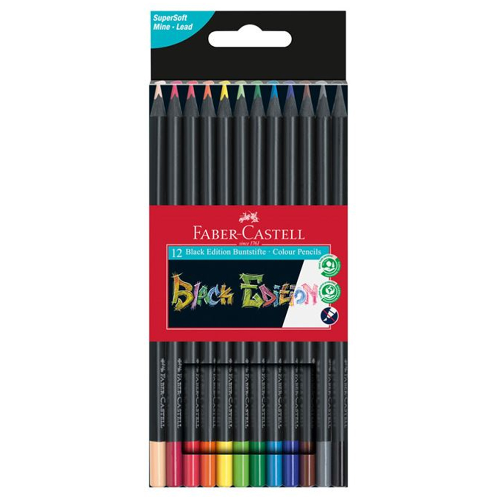 Faber-Castell Boya Kalemi Black Edition 12 Renk 5171 116012