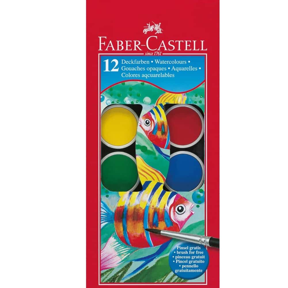 Faber-Castell Sulu Boya Küçük Boy 12 Renk 5292125011