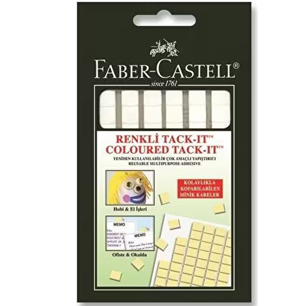 Faber-Castell Hamur Yapıştırıcı Tack-it 50 GR Beyaz 5130 187064