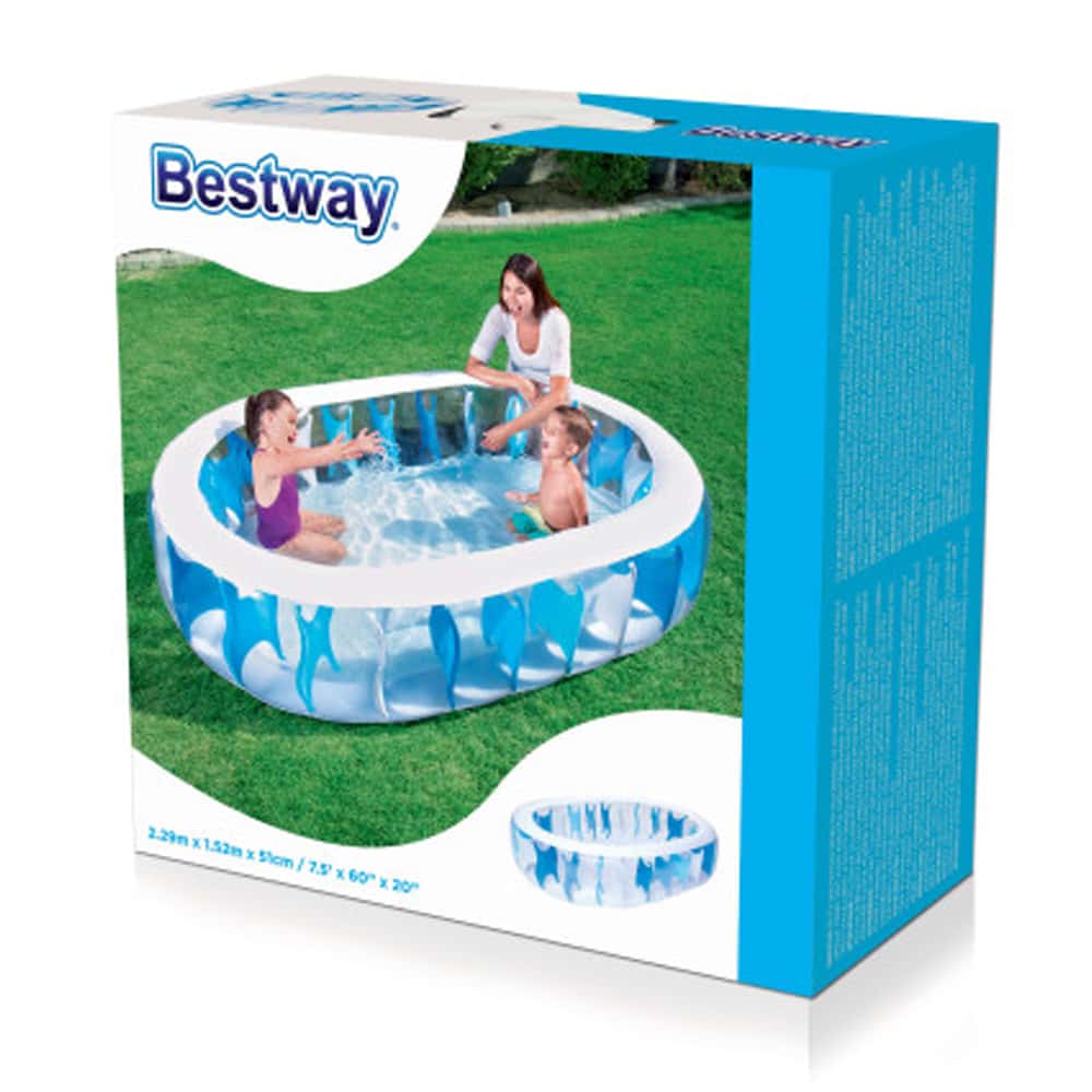 Bestway Havuz Jumbo Krıstal 229x152x51 Cm Kzld-Bw54066