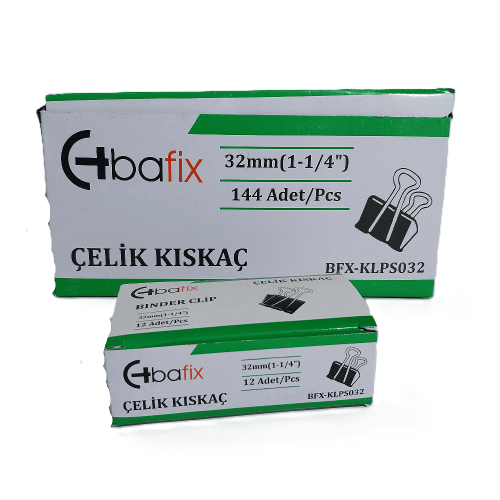 Bafix Kıskaç (Klips) Çelik 32 MM Bfx-Klps032