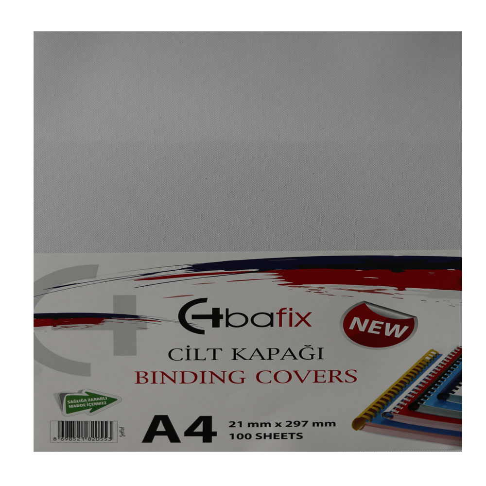 Bafix Cilt Kapağı Plastik Opak A4 160 MIC Şeffaf