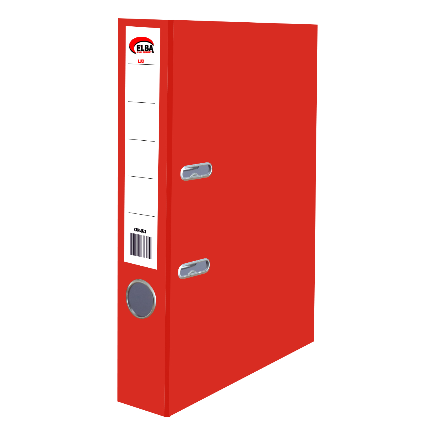 Elba Büro Klasör Dar Plastik Kırmızı