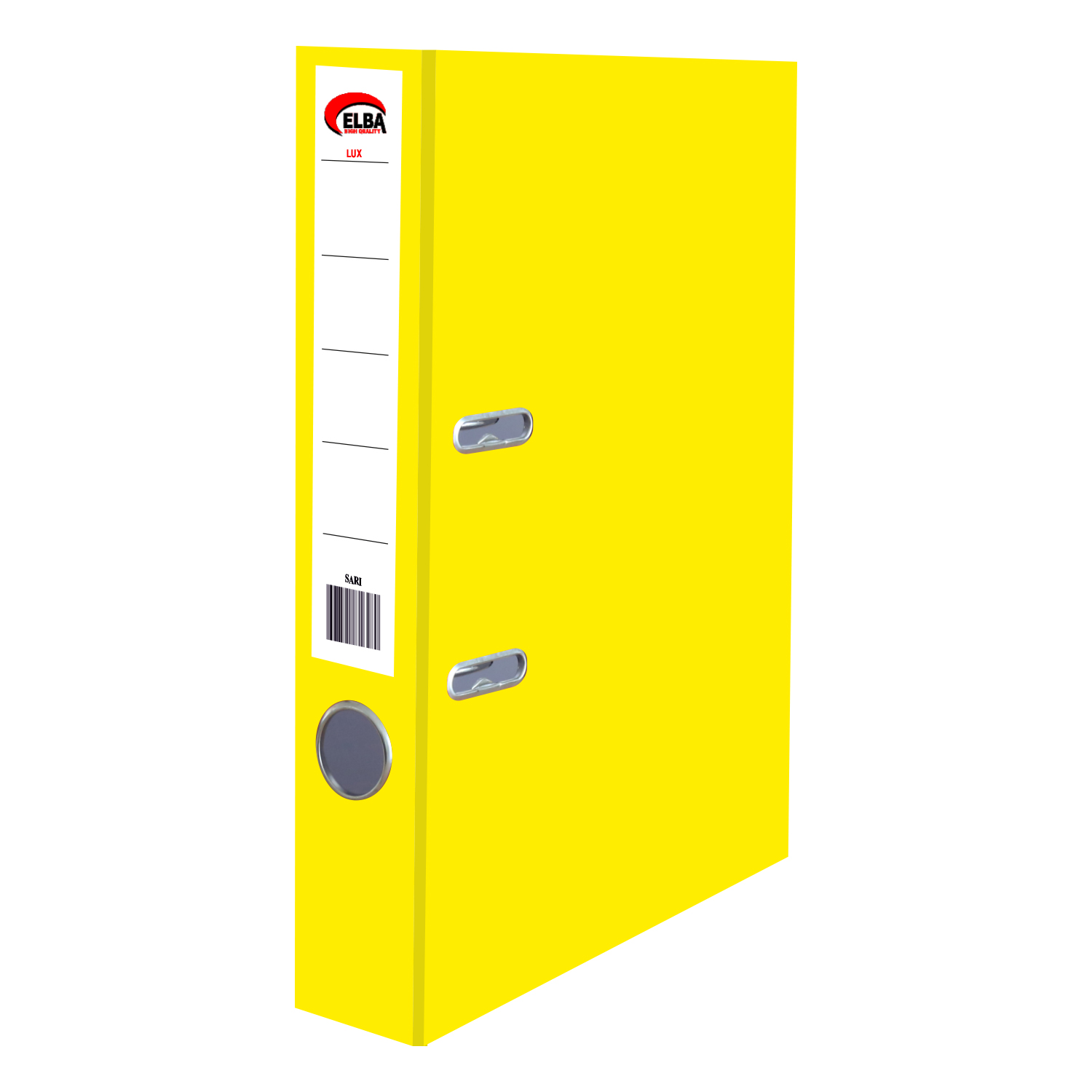 Elba Büro Klasör Dar Plastik Sarı