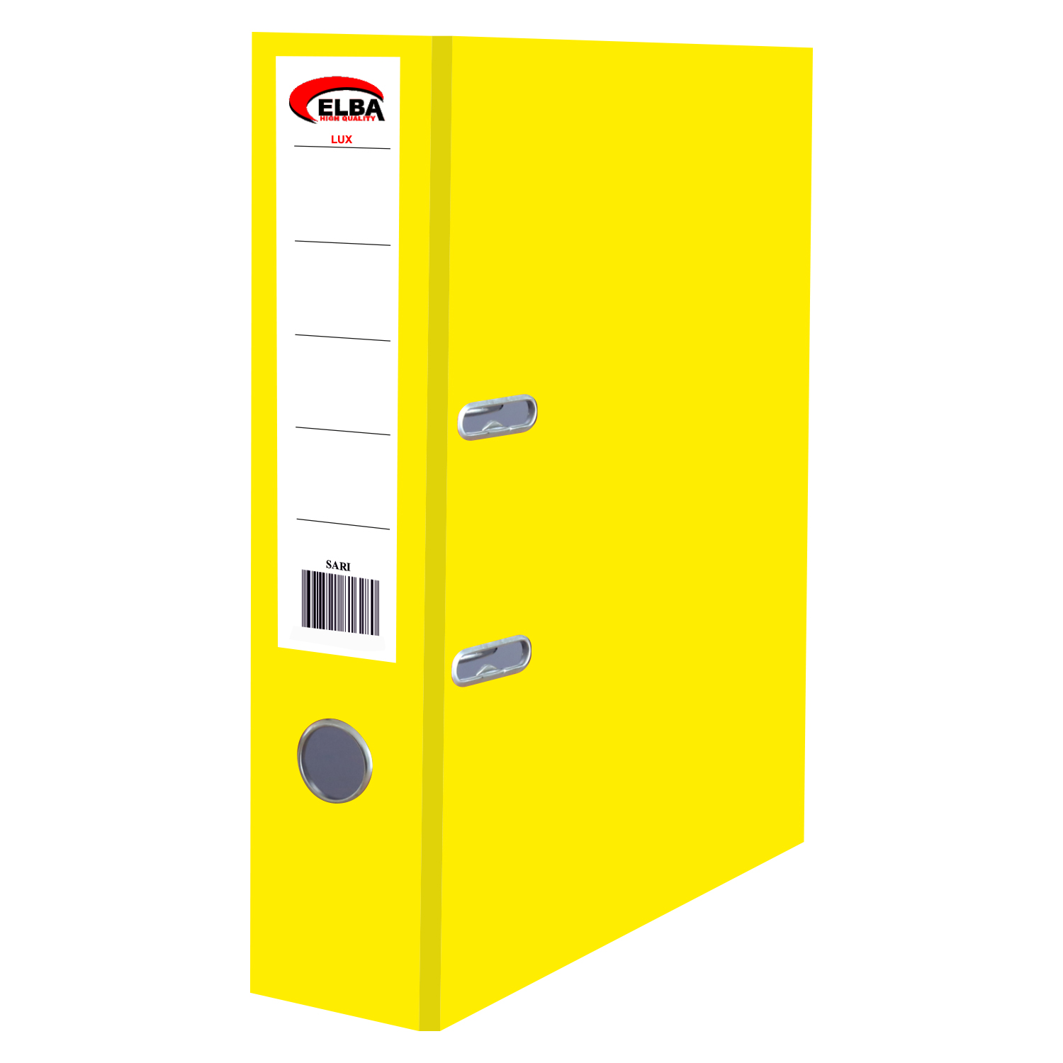 Elba Büro Klasör Geniş Plastik Sarı