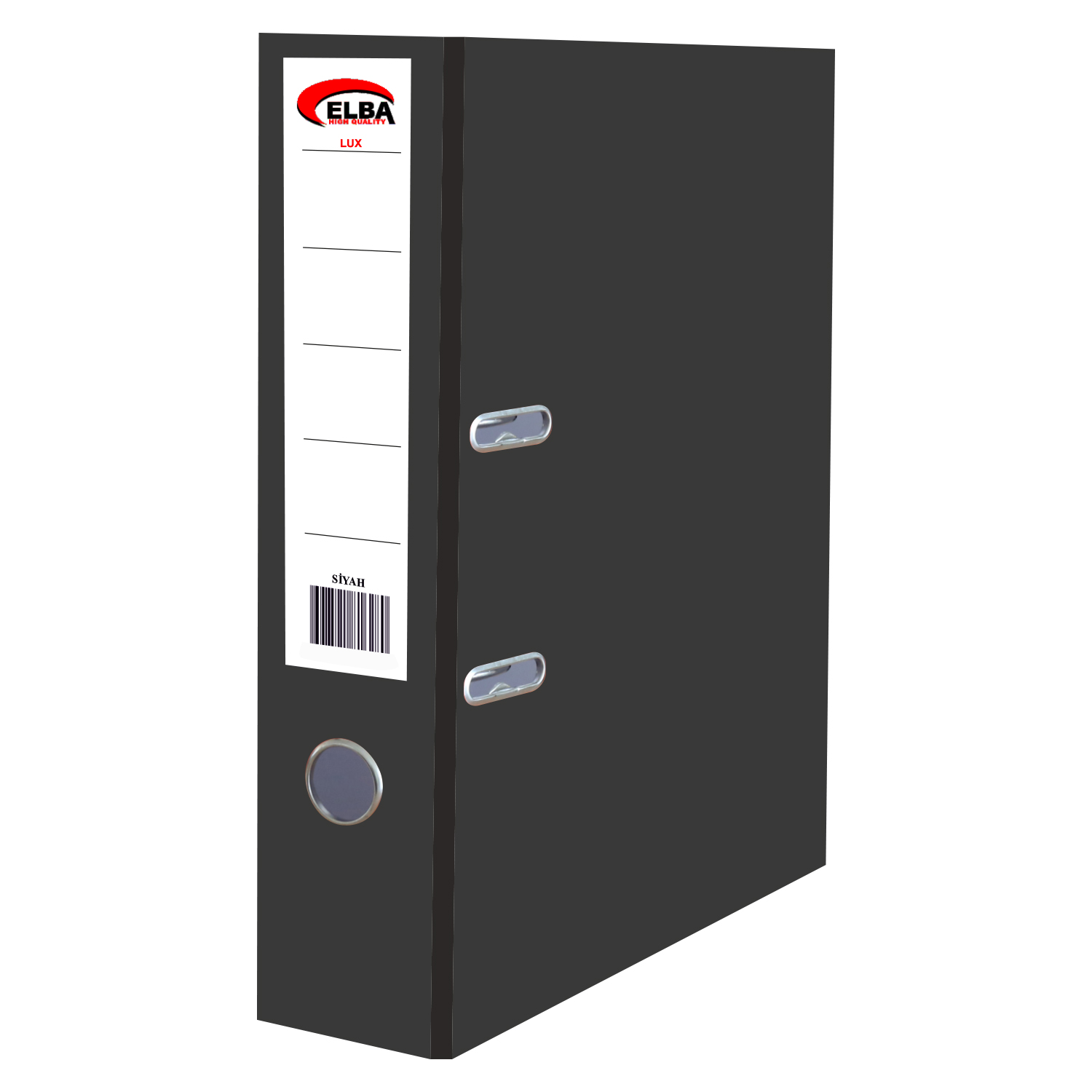 Elba Büro Klasör Geniş Plastik Siyah