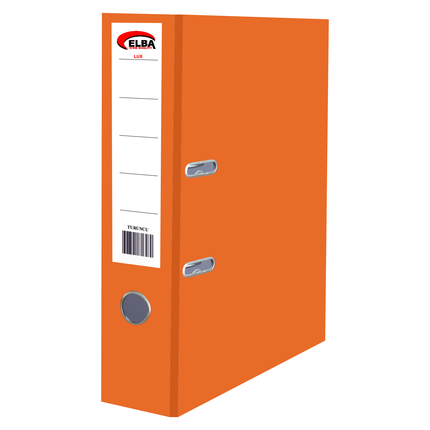 Elba Büro Klasör Geniş Plastik Turuncu