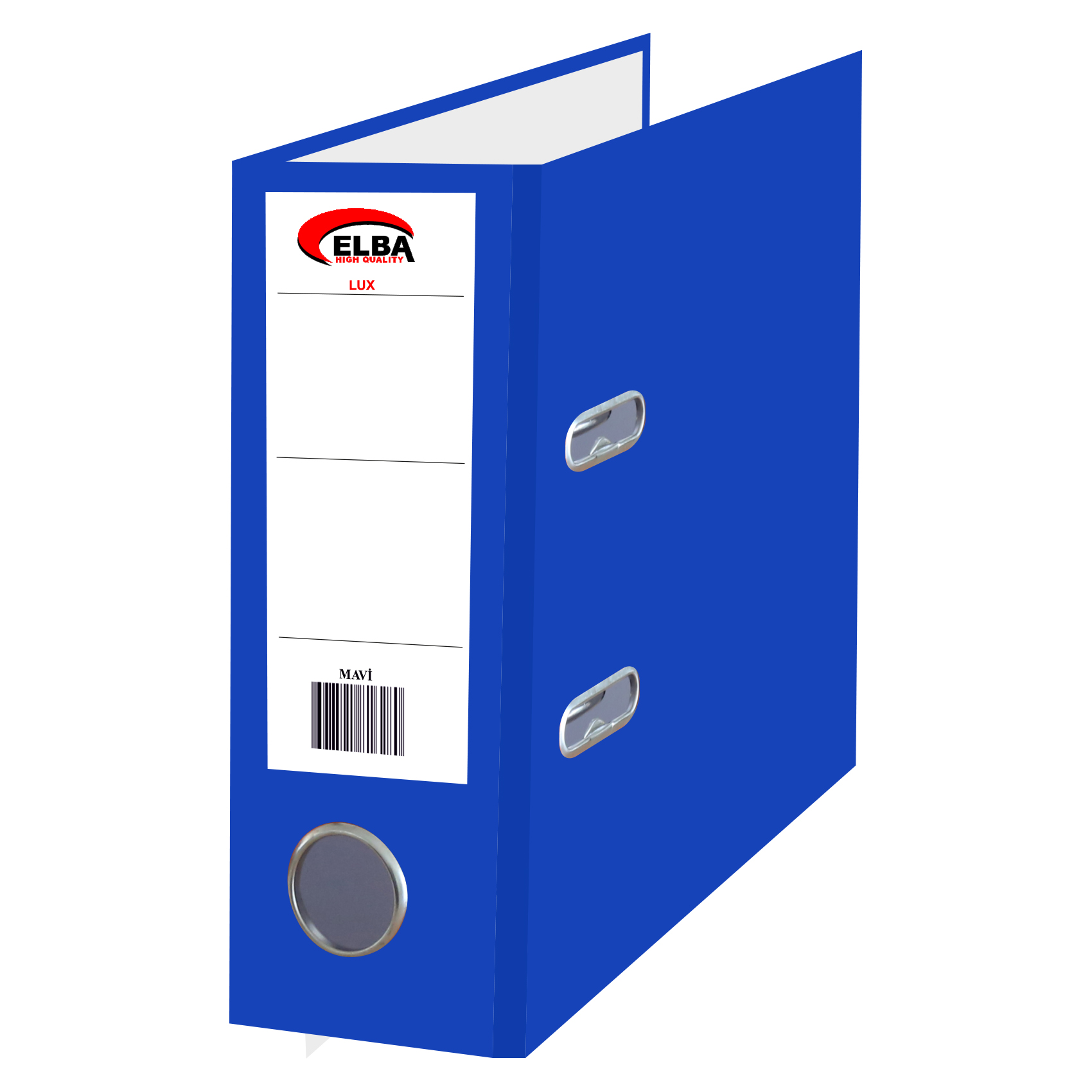 Elba Telgraf Klasör Plastik Lüx Geniş Mavi