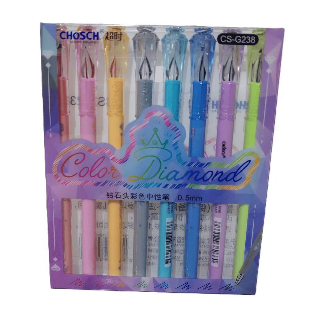 Bafix Jel Kalem Chosch 8 Renk 8 Lİ CS-G238