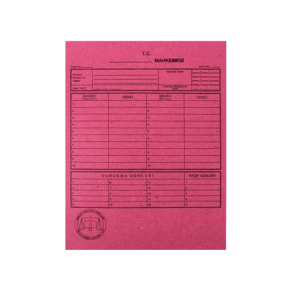 Alemdar Mahkeme Dosyası Pembe 500 Lü