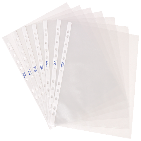 Noki Poşet Dosya HD A4 Buzlu Şeffaf 100 Lü 4830HD