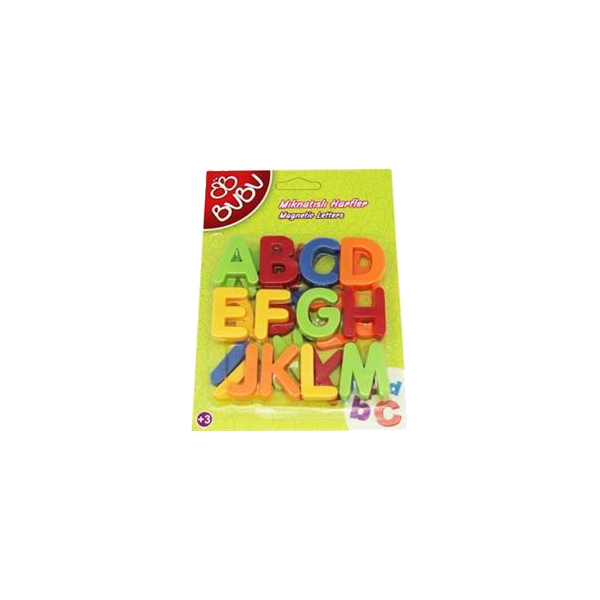 Bu-Bu Mıknatıslı Harflar 26 Parça BUBU00082
