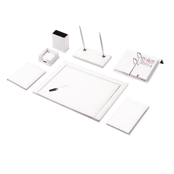 Gülpaş Sümen Takımı 11 Parça Napa Suni Deri Beyaz 921